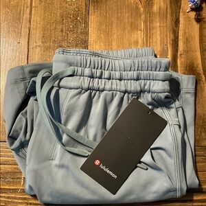 Lululemon Blue Soft Jersey Shorts with Elastic Waistband